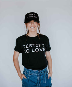 TESTIFY TO LOVE Short Sleeve Tee