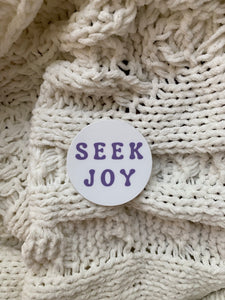 Seek Joy Sticker Pack